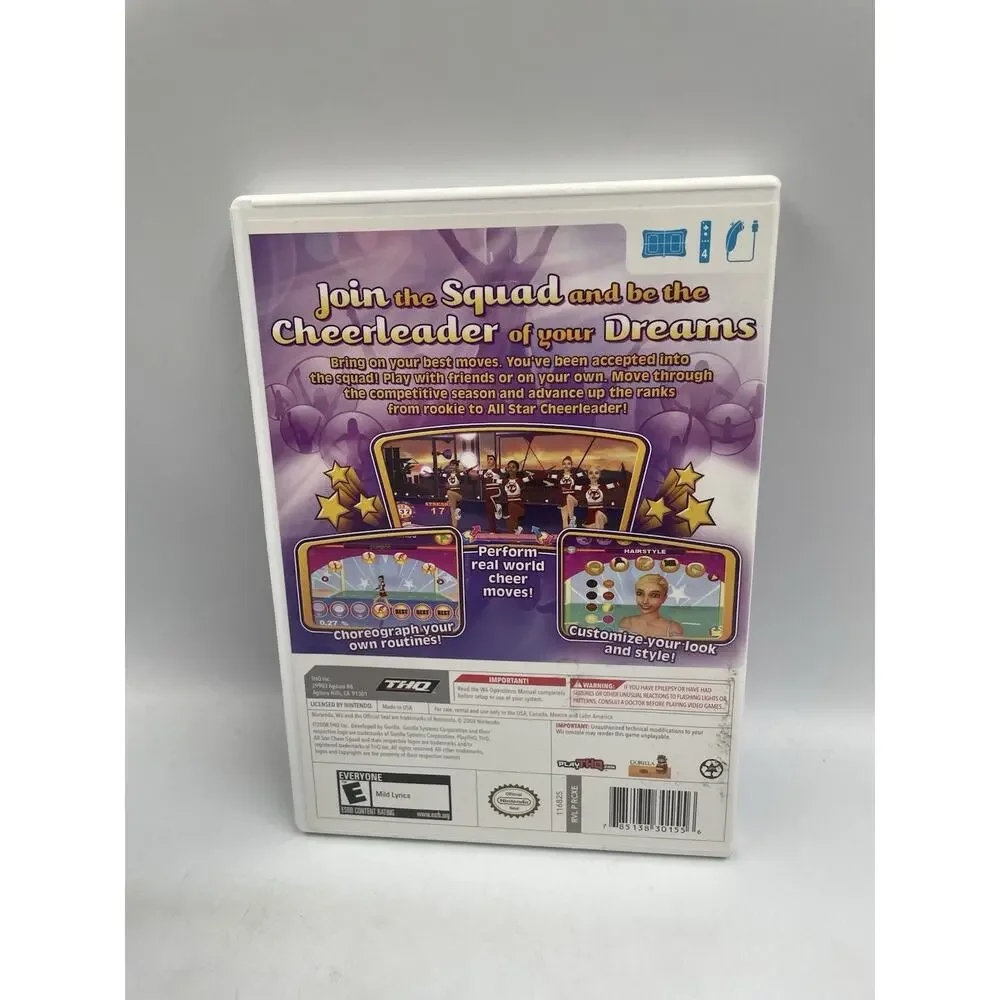 All Star Cheer Squad - Nintendo Wii Kids Game